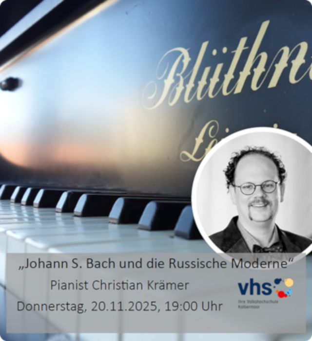 Christian Krämer am Klavier Christian Krämer am Klavier