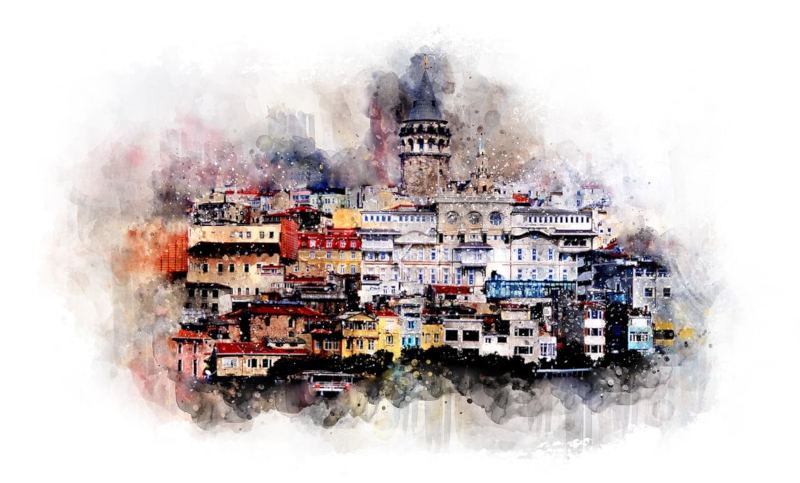 Wintermorgen in Istanbul